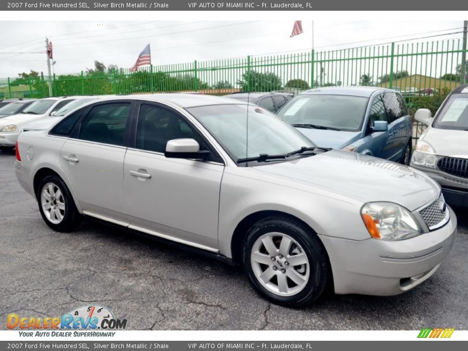 2007 Ford Five Hundred SEL Silver Birch Metallic / Shale Photo #4