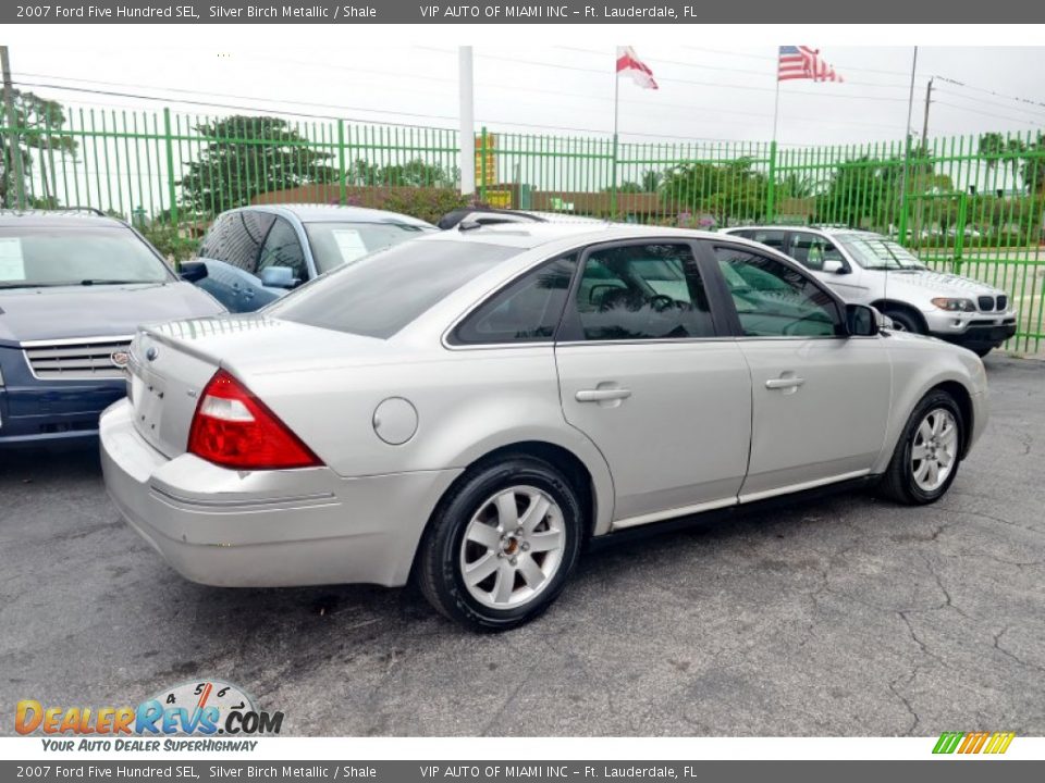 2007 Ford Five Hundred SEL Silver Birch Metallic / Shale Photo #7