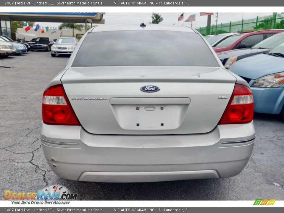 2007 Ford Five Hundred SEL Silver Birch Metallic / Shale Photo #19