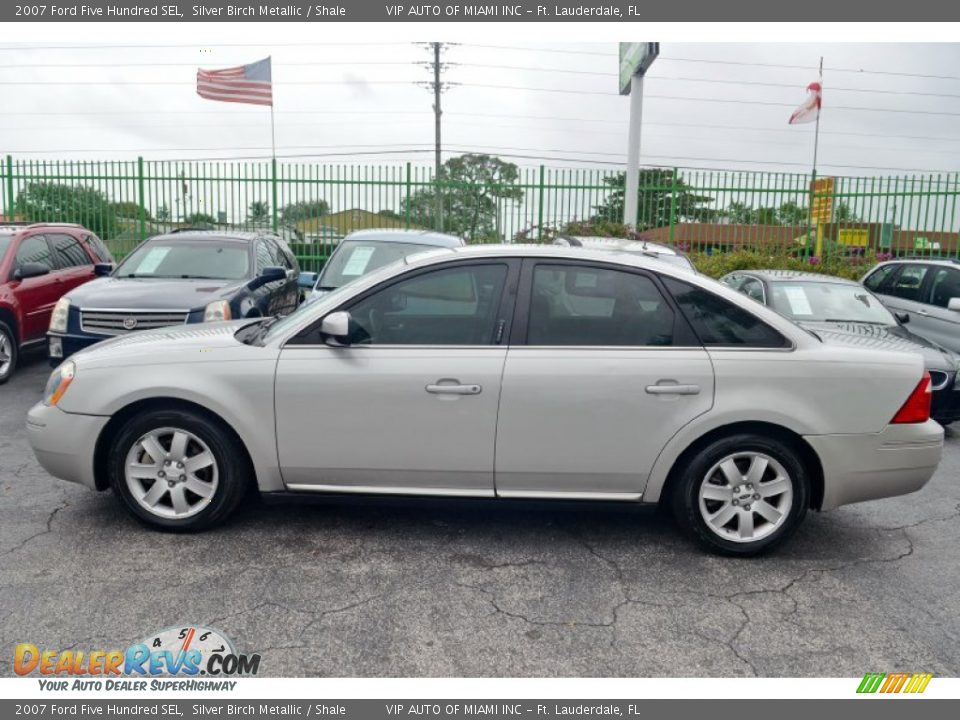 2007 Ford Five Hundred SEL Silver Birch Metallic / Shale Photo #23