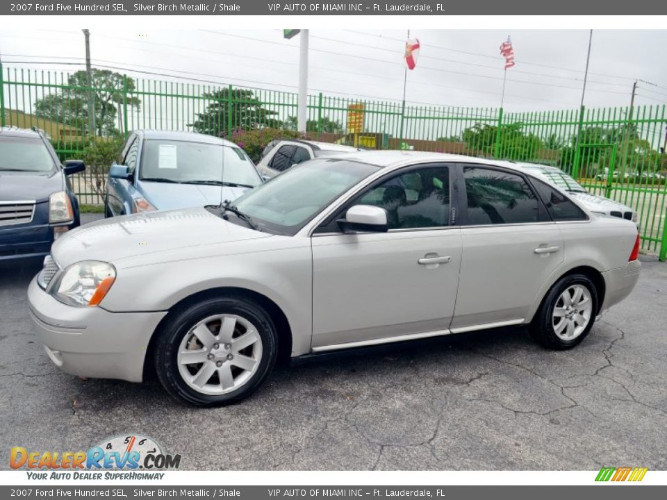 2007 Ford Five Hundred SEL Silver Birch Metallic / Shale Photo #24