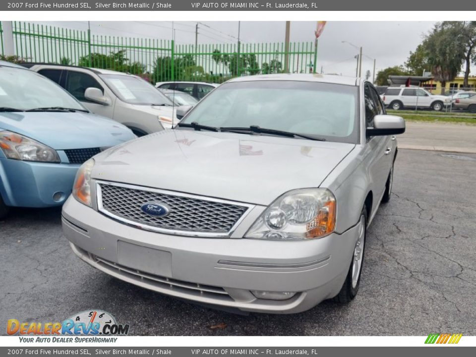 2007 Ford Five Hundred SEL Silver Birch Metallic / Shale Photo #26