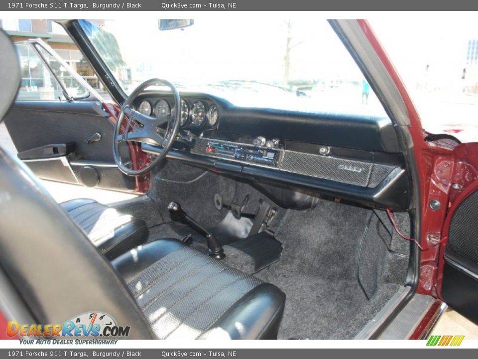 Black Interior - 1971 Porsche 911 T Targa Photo #5