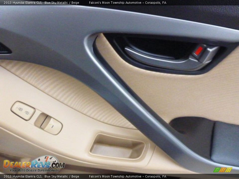 2013 Hyundai Elantra GLS Blue Sky Metallic / Beige Photo #2