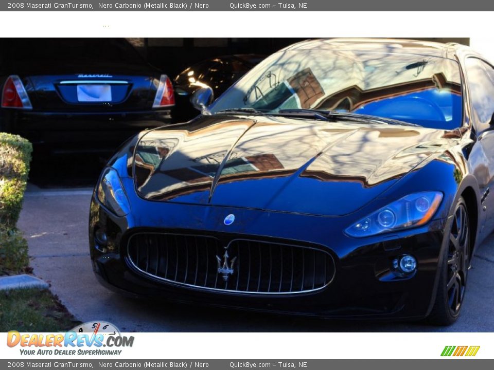 2008 Maserati GranTurismo Nero Carbonio (Metallic Black) / Nero Photo #3