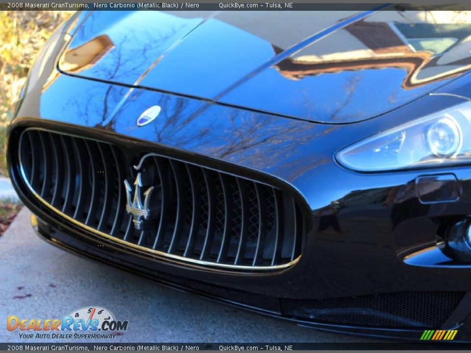 2008 Maserati GranTurismo Nero Carbonio (Metallic Black) / Nero Photo #6
