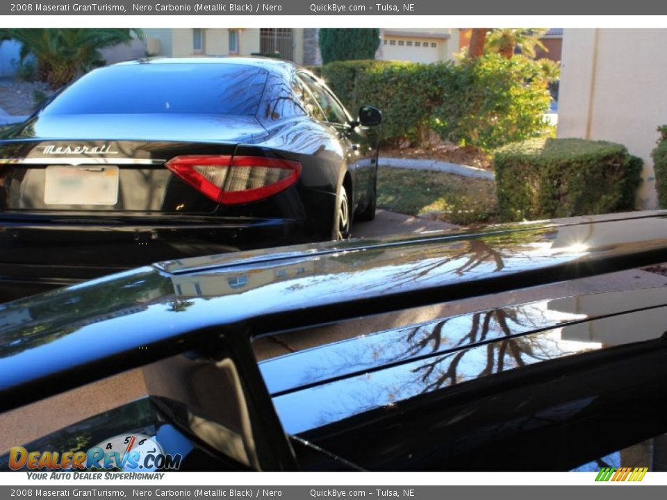 2008 Maserati GranTurismo Nero Carbonio (Metallic Black) / Nero Photo #12