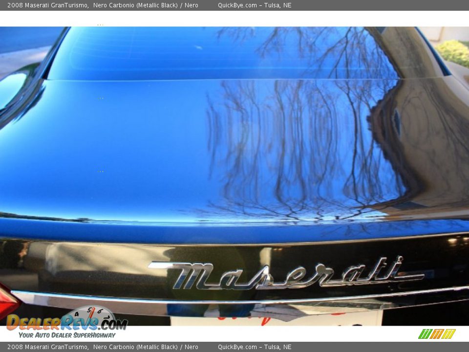2008 Maserati GranTurismo Nero Carbonio (Metallic Black) / Nero Photo #14