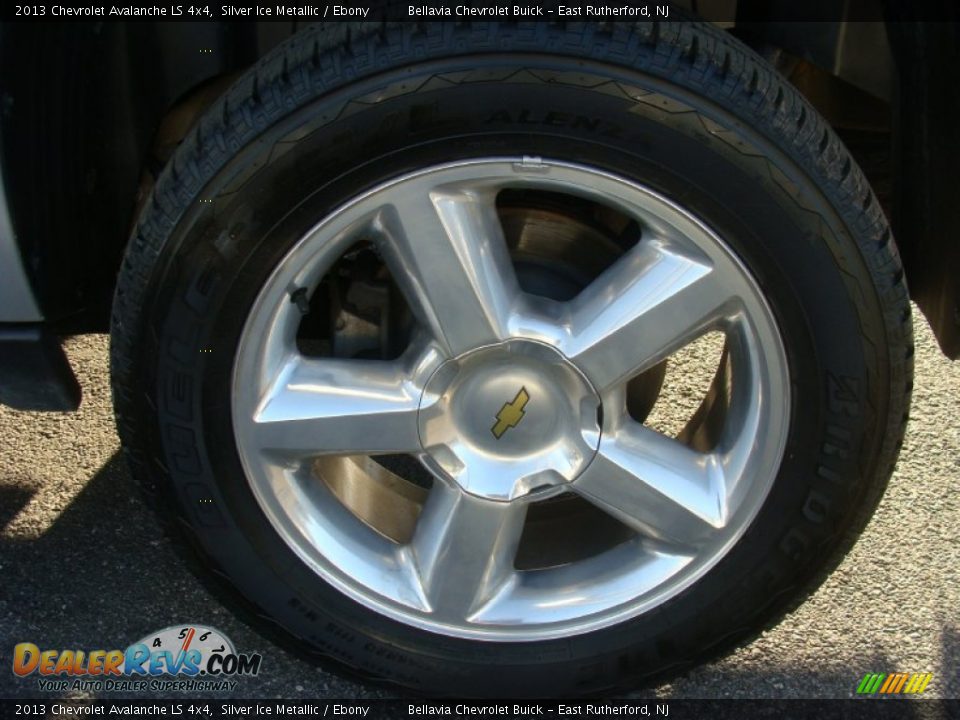 2013 Chevrolet Avalanche LS 4x4 Silver Ice Metallic / Ebony Photo #14