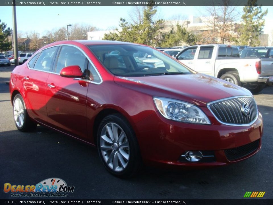 2013 Buick Verano FWD Crystal Red Tintcoat / Cashmere Photo #3