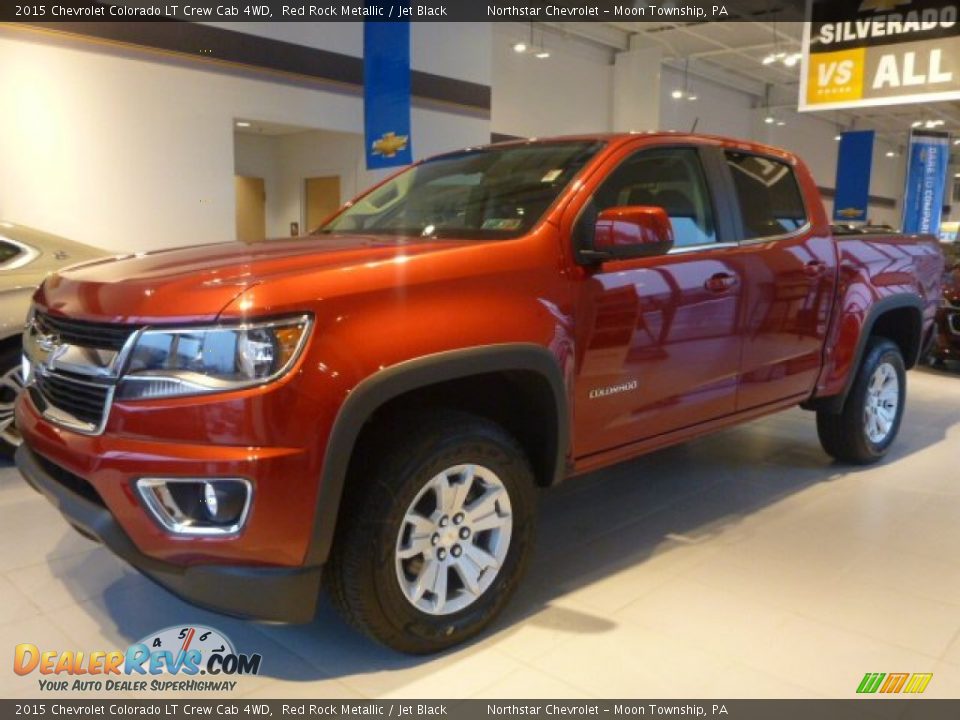 2015 Chevrolet Colorado LT Crew Cab 4WD Red Rock Metallic / Jet Black Photo #1