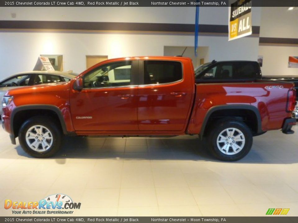2015 Chevrolet Colorado LT Crew Cab 4WD Red Rock Metallic / Jet Black Photo #2