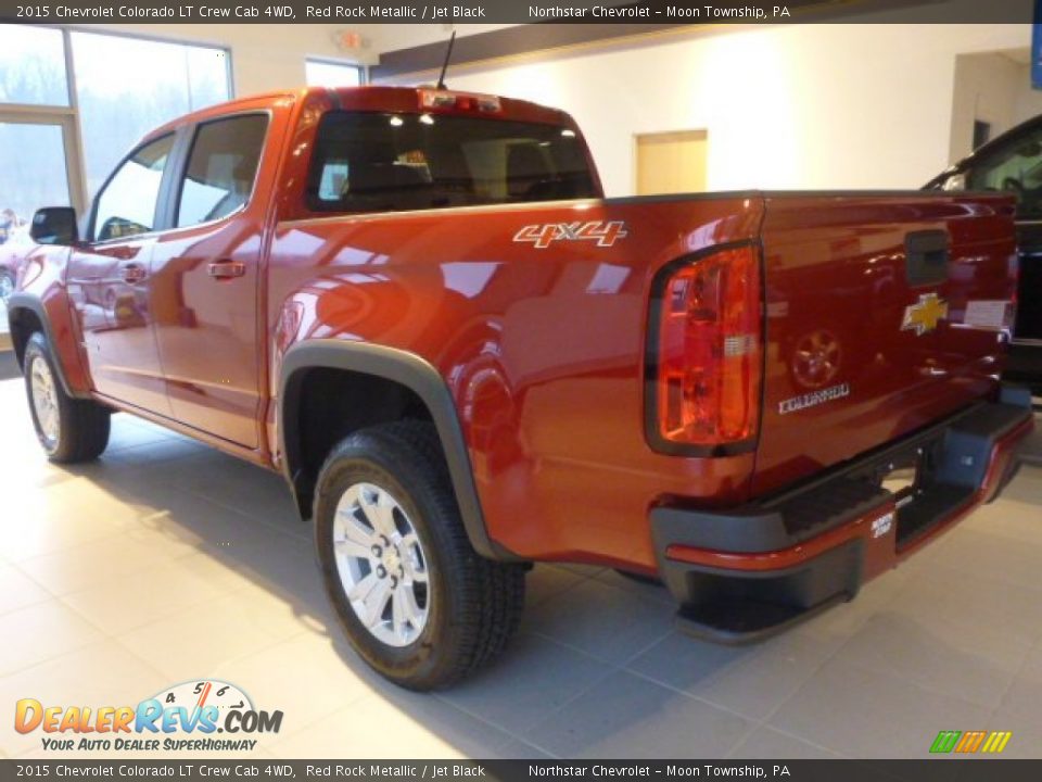 2015 Chevrolet Colorado LT Crew Cab 4WD Red Rock Metallic / Jet Black Photo #3