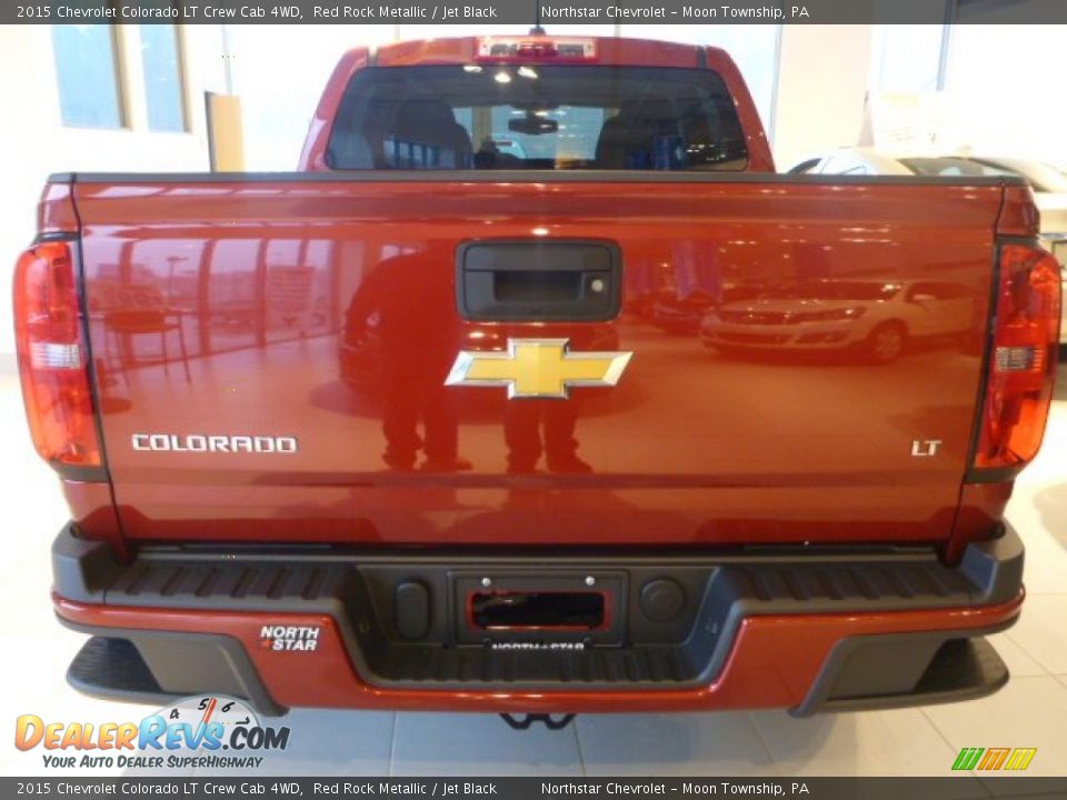 2015 Chevrolet Colorado LT Crew Cab 4WD Red Rock Metallic / Jet Black Photo #4