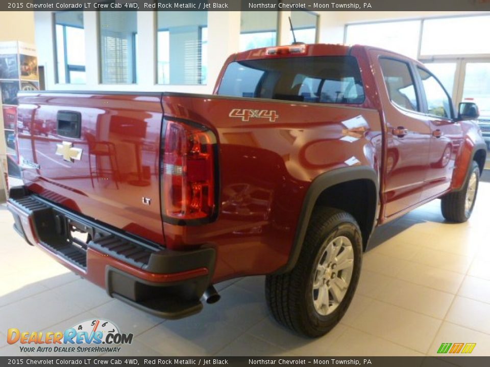 2015 Chevrolet Colorado LT Crew Cab 4WD Red Rock Metallic / Jet Black Photo #5