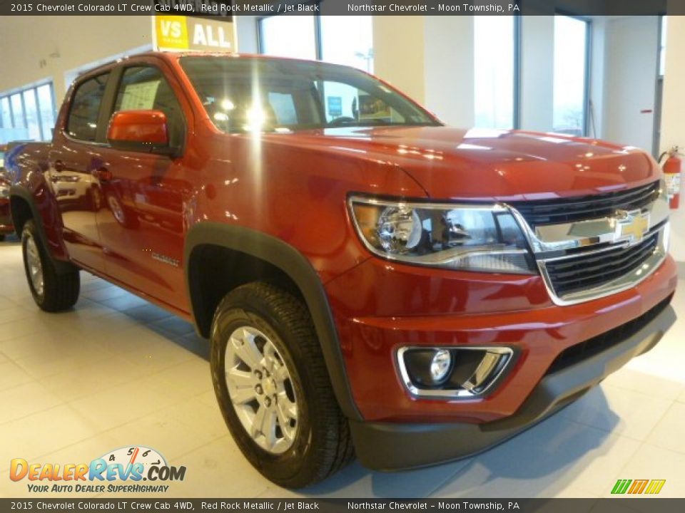 2015 Chevrolet Colorado LT Crew Cab 4WD Red Rock Metallic / Jet Black Photo #6