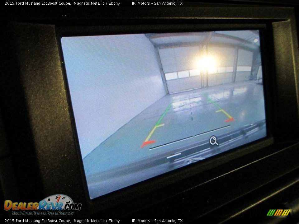 2015 Ford Mustang EcoBoost Coupe Magnetic Metallic / Ebony Photo #15