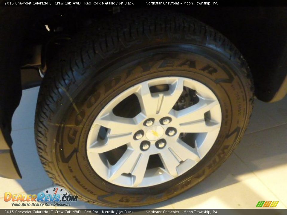 2015 Chevrolet Colorado LT Crew Cab 4WD Red Rock Metallic / Jet Black Photo #8