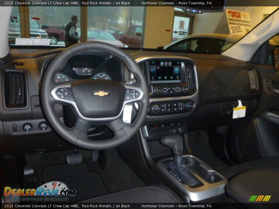 2015 Chevrolet Colorado LT Crew Cab 4WD Red Rock Metallic / Jet Black Photo #11