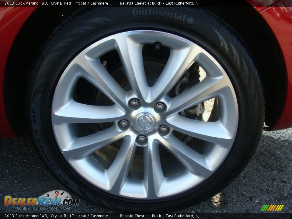 2013 Buick Verano FWD Crystal Red Tintcoat / Cashmere Photo #14
