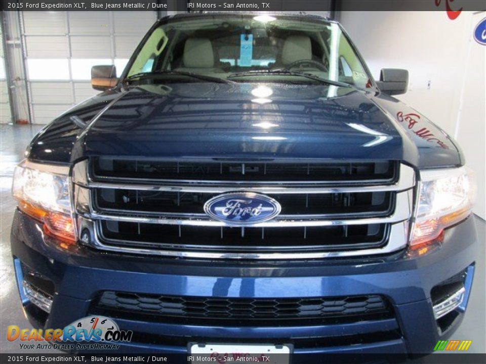 2015 Ford Expedition XLT Blue Jeans Metallic / Dune Photo #2