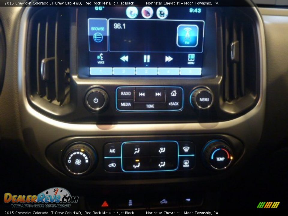 2015 Chevrolet Colorado LT Crew Cab 4WD Red Rock Metallic / Jet Black Photo #18