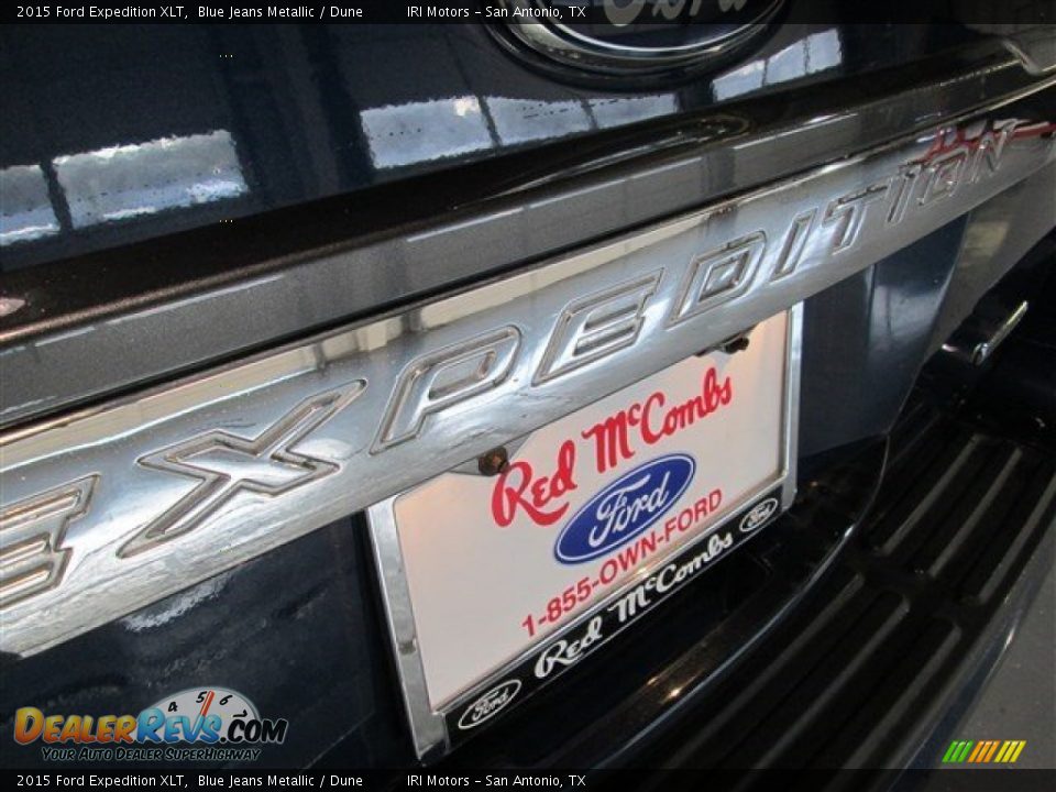 2015 Ford Expedition XLT Blue Jeans Metallic / Dune Photo #6