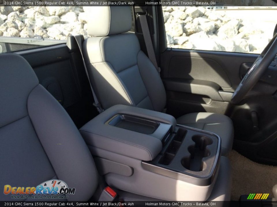 2014 GMC Sierra 1500 Regular Cab 4x4 Summit White / Jet Black/Dark Ash Photo #21