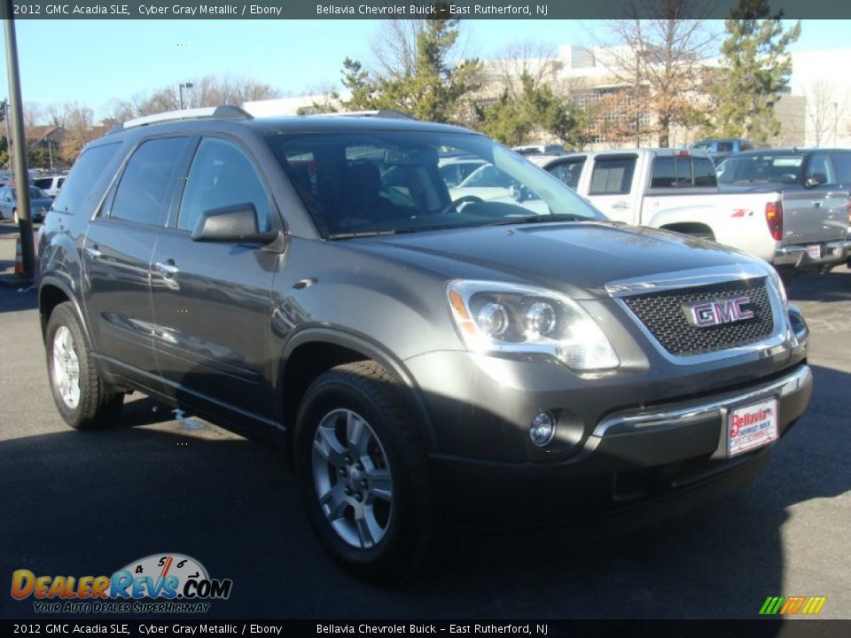 2012 GMC Acadia SLE Cyber Gray Metallic / Ebony Photo #3