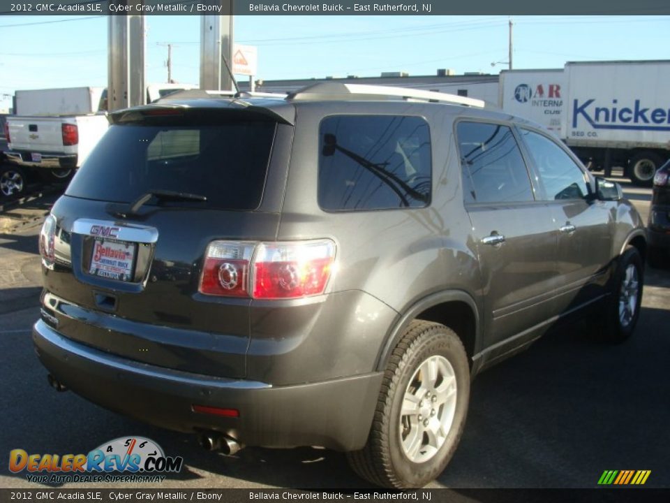 2012 GMC Acadia SLE Cyber Gray Metallic / Ebony Photo #4