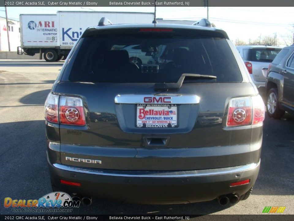 2012 GMC Acadia SLE Cyber Gray Metallic / Ebony Photo #5