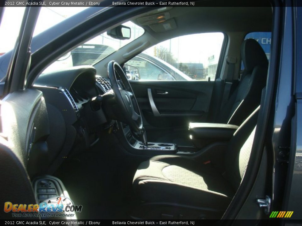 2012 GMC Acadia SLE Cyber Gray Metallic / Ebony Photo #7