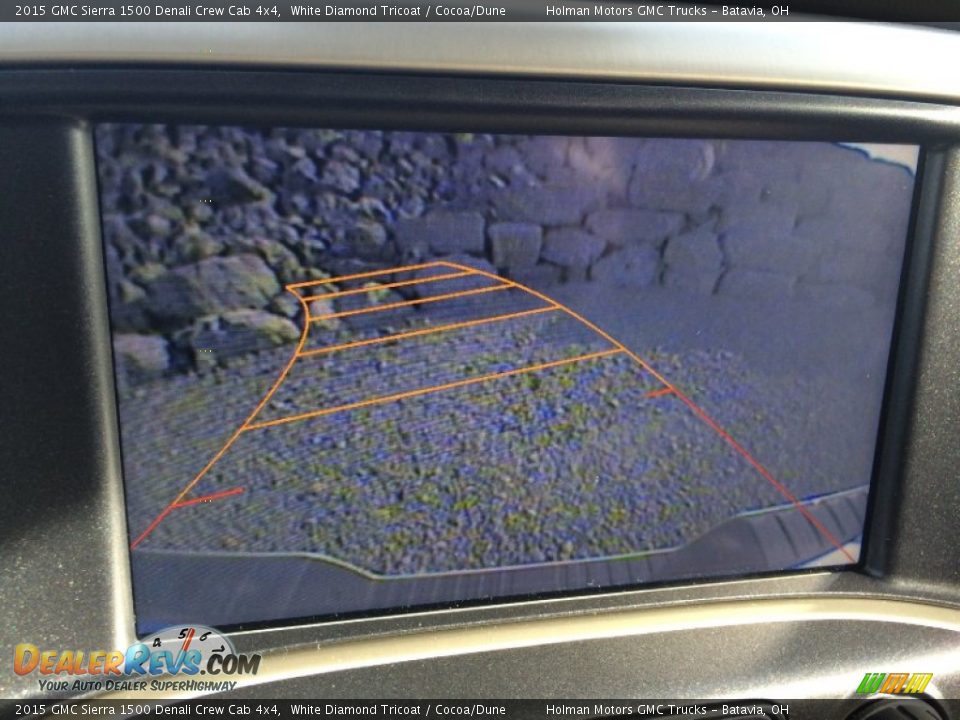 2015 GMC Sierra 1500 Denali Crew Cab 4x4 White Diamond Tricoat / Cocoa/Dune Photo #10