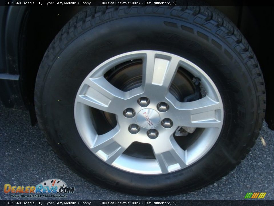 2012 GMC Acadia SLE Cyber Gray Metallic / Ebony Photo #14