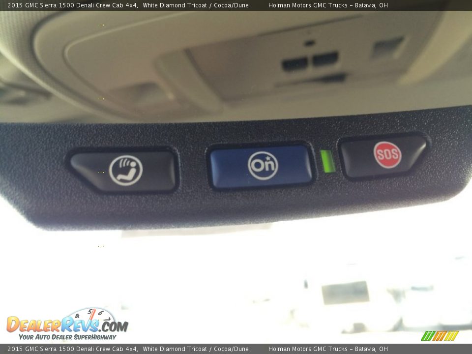 2015 GMC Sierra 1500 Denali Crew Cab 4x4 White Diamond Tricoat / Cocoa/Dune Photo #22