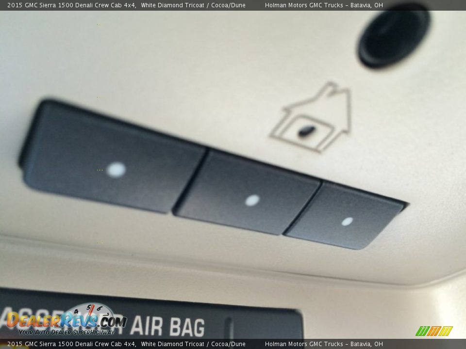 2015 GMC Sierra 1500 Denali Crew Cab 4x4 White Diamond Tricoat / Cocoa/Dune Photo #23