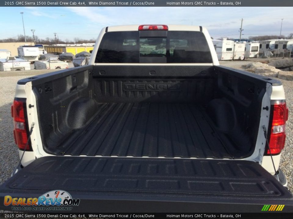 2015 GMC Sierra 1500 Denali Crew Cab 4x4 White Diamond Tricoat / Cocoa/Dune Photo #33