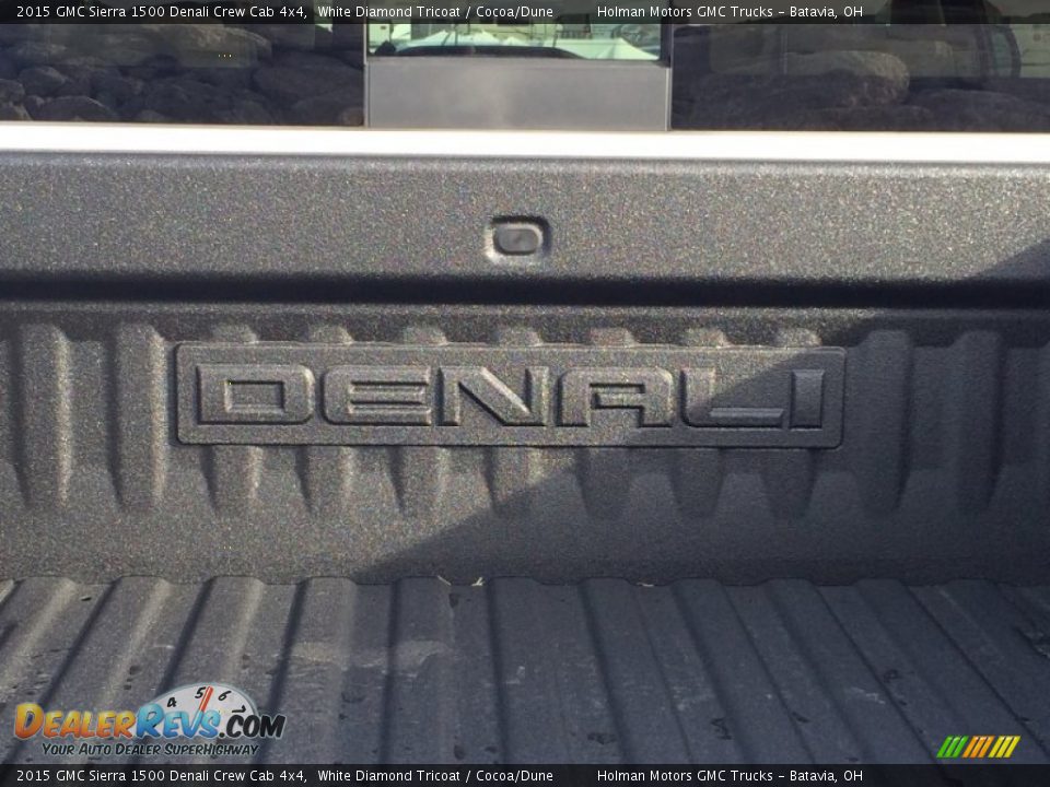 2015 GMC Sierra 1500 Denali Crew Cab 4x4 White Diamond Tricoat / Cocoa/Dune Photo #34