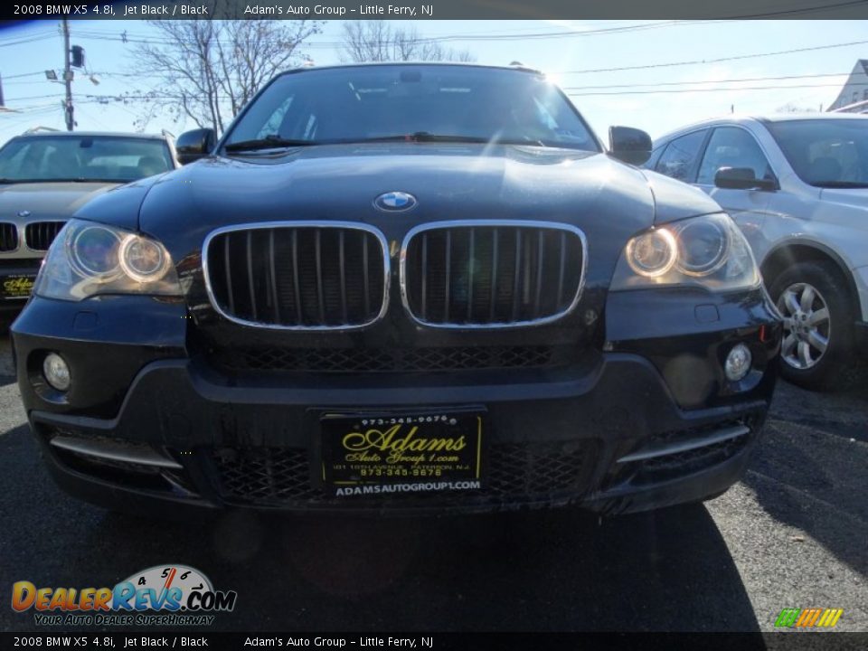 2008 BMW X5 4.8i Jet Black / Black Photo #2