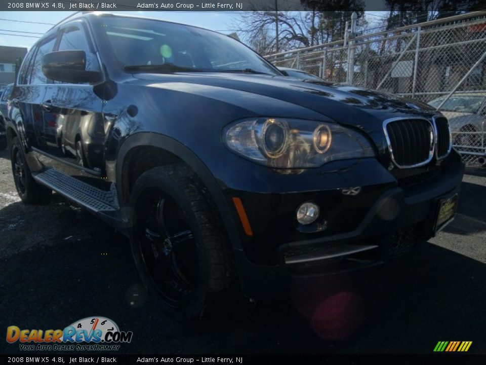 2008 BMW X5 4.8i Jet Black / Black Photo #3