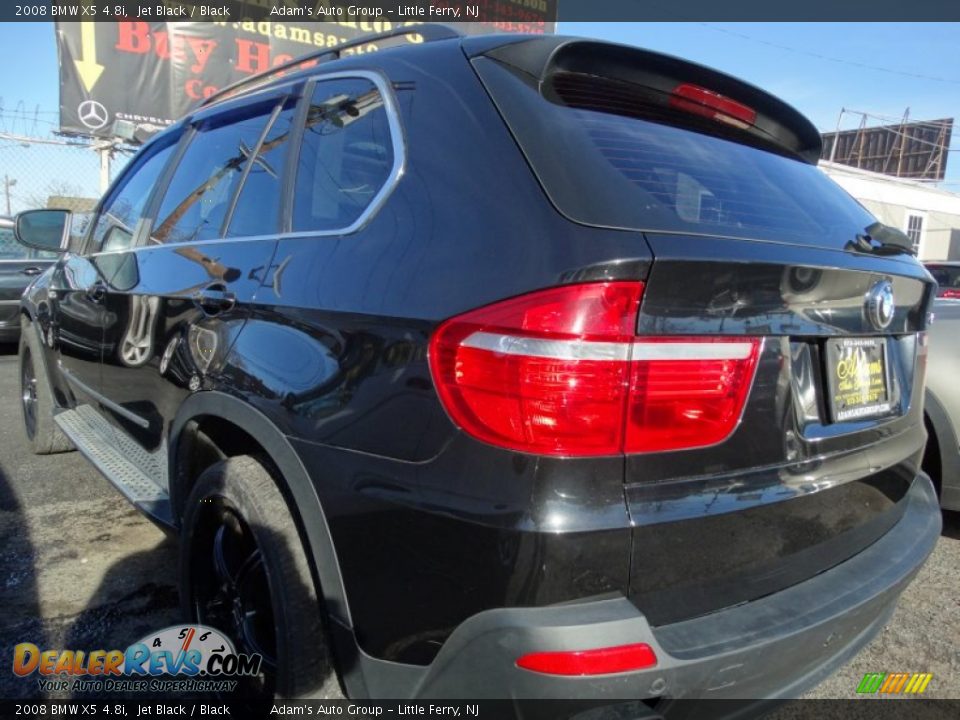 2008 BMW X5 4.8i Jet Black / Black Photo #5
