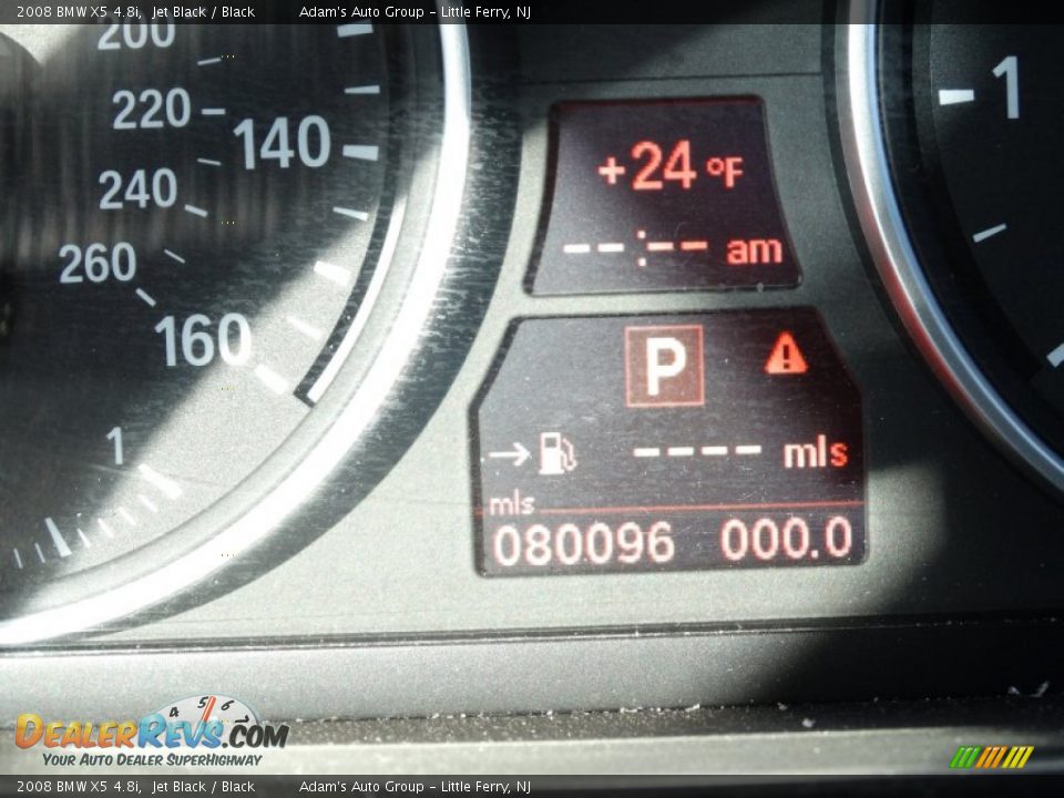 2008 BMW X5 4.8i Jet Black / Black Photo #9