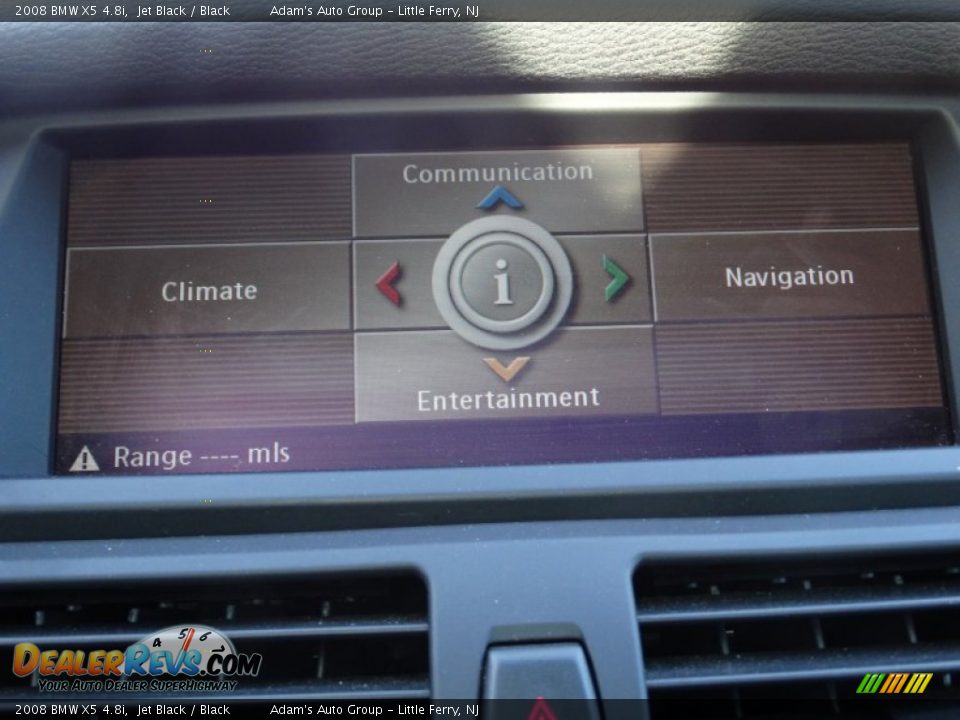 2008 BMW X5 4.8i Jet Black / Black Photo #10