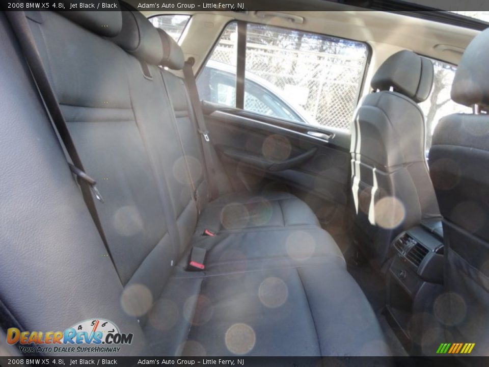 2008 BMW X5 4.8i Jet Black / Black Photo #19