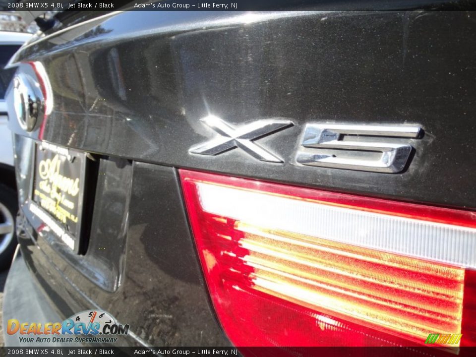 2008 BMW X5 4.8i Jet Black / Black Photo #28