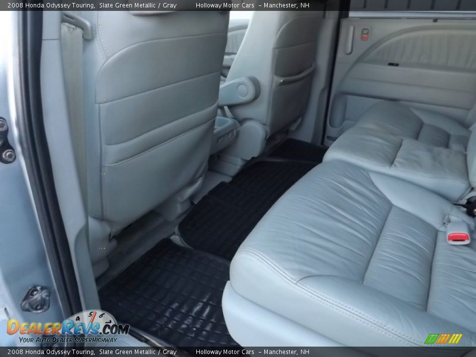 2008 Honda Odyssey Touring Slate Green Metallic / Gray Photo #13