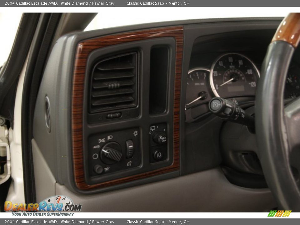 2004 Cadillac Escalade AWD White Diamond / Pewter Gray Photo #6