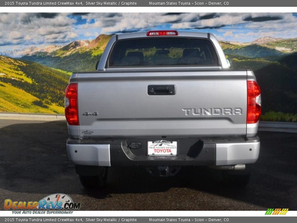 2015 Toyota Tundra Limited CrewMax 4x4 Silver Sky Metallic / Graphite Photo #4