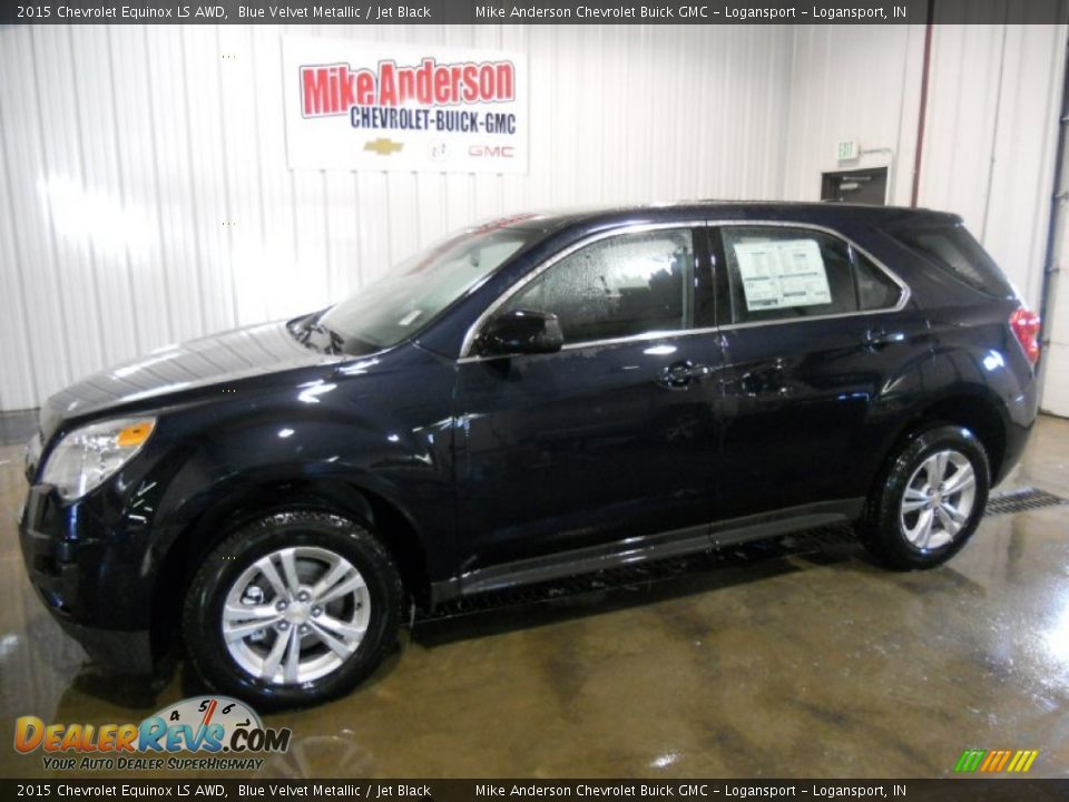2015 Chevrolet Equinox LS AWD Blue Velvet Metallic / Jet Black Photo #1
