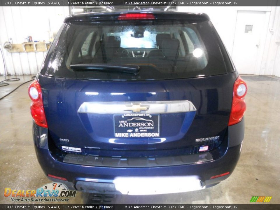 2015 Chevrolet Equinox LS AWD Blue Velvet Metallic / Jet Black Photo #3